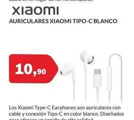 Xiaomi - Auriculares Tipo-C Blanco