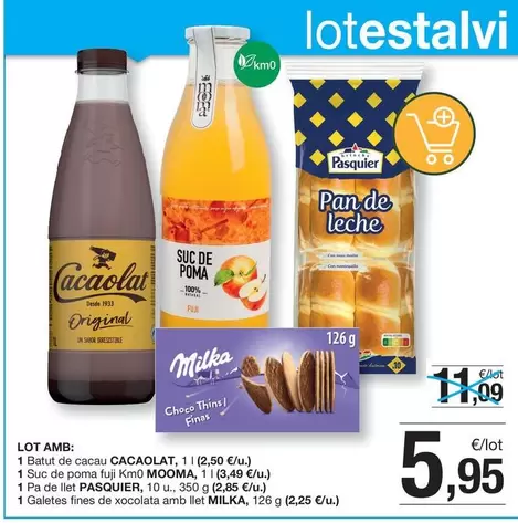 Milka - 1 Batut De Ceau Cacaolat