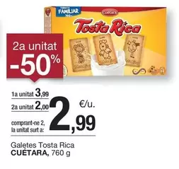 Cuétara - Galetes Tosta Rica
