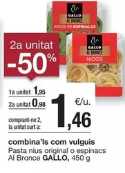 Gallo - Pasta Nius Original O Espinacs Al Bronce