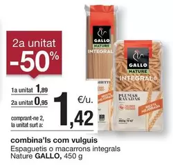 Gallo - Espaguetis O Macarrons Integrals Nature