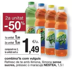 Nestea - Refresc De Te Amb Llimona, Llimona Sense Sucres, Préssec O Maracuja