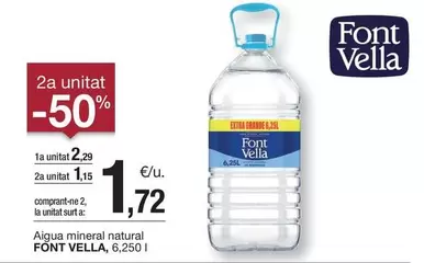 Font Vella - Aigua Mineral Natural