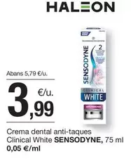 Sensodyne - Crema Dental Anti-taques Clinical White