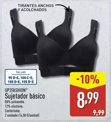 Up2fashion - Sujetador Básico