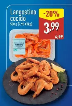 Langostino Cocido