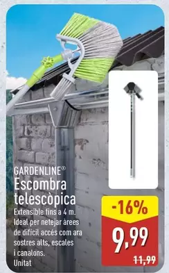Gardenline - Escombra Telescopica
