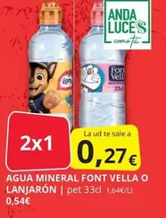 Lan - Agua Mineral Font Vella O jarón