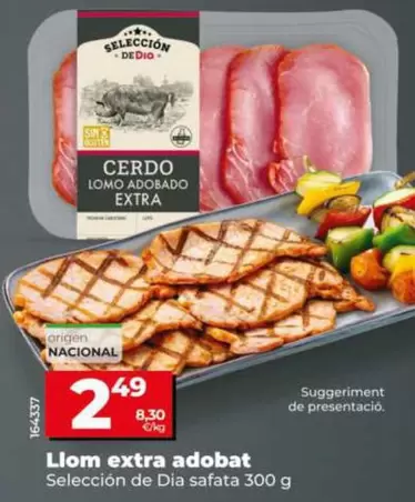 Seleccion De Dia - Lomo Extra Adobado Bandeja 300 G