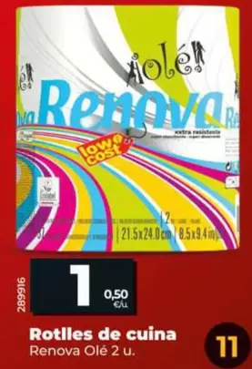 Renova - Rollos De Cocina Olé 2 Uds.