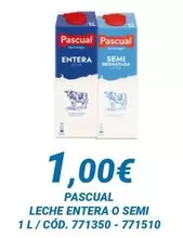 Pascual - Leche Entera O Semi
