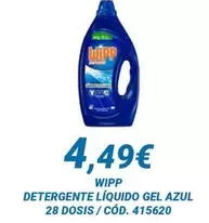Wipp - Detergente Líquido Gel Azul