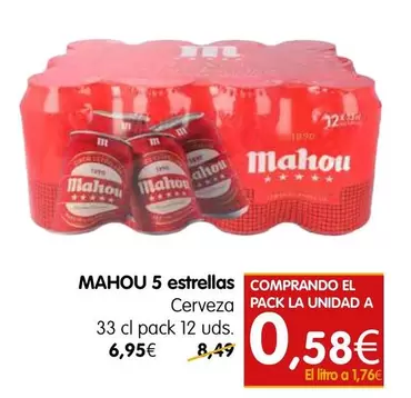 Mahou - 5 Estrellas Cerveza