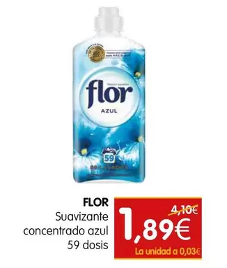 Flor - Suavizante Concentrado Azul