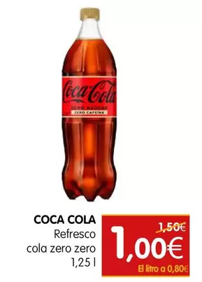 Coca Cola - Refresco Cola Zero Zero