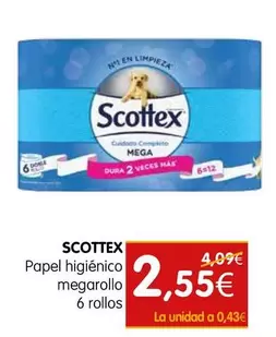 Scottex - Papel Higienico Megarollo