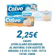 Calvo - Atun Claro Escabeche, Al Natural O En Aceite De Girasol