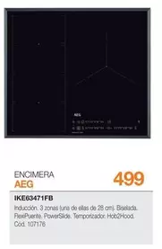 AEG - Encimera Ike63471fb