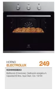 Electrolux - Horno Kohhh00bx3