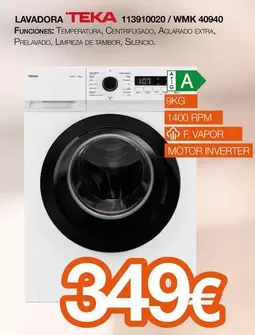 Teka - Lavadora 113910020/WMK 4040