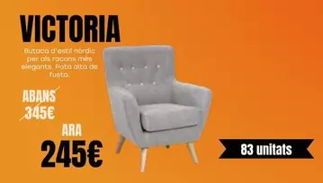 Victoria Butaca D'estil Nordic Per Als Racons Mes Elegants