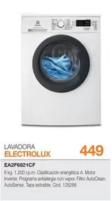 Electrolux - Lavadora Ea2f6821cf