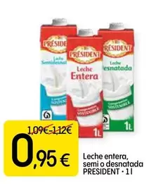 Président - Leche Entera/ Semi O Desnatada