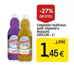 Disiclin - Limpiador Multiusos Gold/ Imperial O Mascota