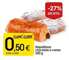 Napolitana Chocolate O Crema