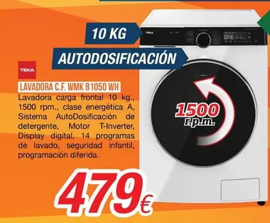 Teka - Lavadoras C. WMK 81050 WH