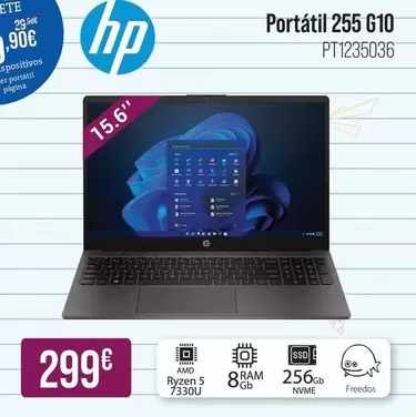 HP - Portátil 255 G10 PT1235036 