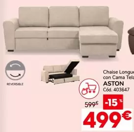 Chaise Longu Con Cama Tela