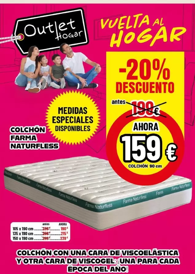 Colchon Farma Naturfless