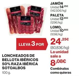 Sotoalbos - Loncheados De Bellota Ibericos 59% Raza Iberica