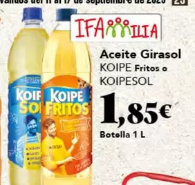 Koipe - Aceite Girasol Fritos Koipesol