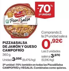 Campofrío - Pizza&salsa De Jamon Y Queso