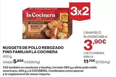 La Cocinera - Nuggets De Pollo Rebozado Fino Familiar