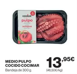 cocimar - Medio Pulpo Cocido