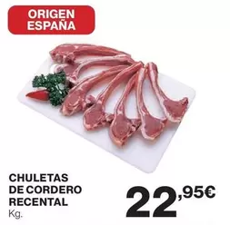 origen - Chuletas De Cordero Recental