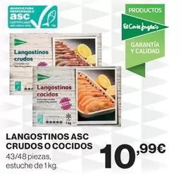 Langostinos Asc Crudos O Cocidos