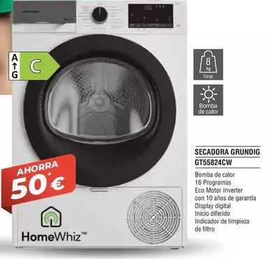 Grundig - Secadora Gt558224cw