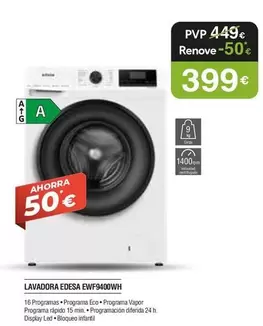 Edesa - Lavadora Ewf9400wh