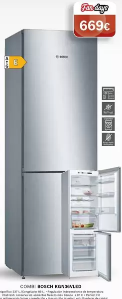 Bosch - Combi Kgn39vled