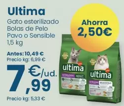 Última - Gato Esterilizado Bolas De Pelo Pavo O Sensible