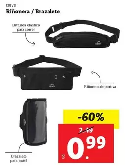 Crivit - Rinonera/Brazalete