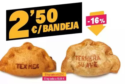 Picko Tex Mex O Ternera Suave