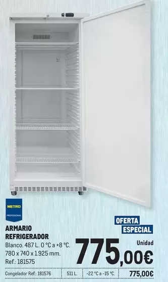Blanco - Armario Refrigerador
