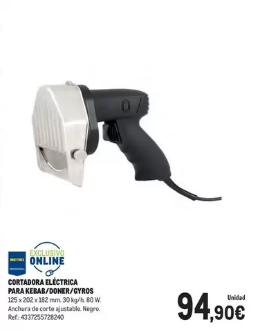Cortadora Eléctrica Para Kebab /Dowery Cross
