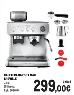 breville - Cafetera Barista Max Breville