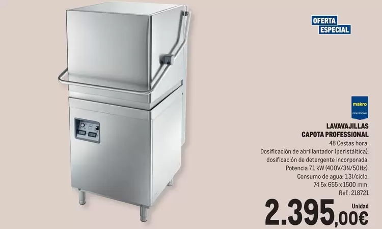 makro - Lavavajillas Capota